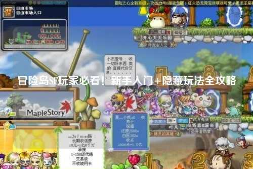 冒险岛SF玩家必看!新手入门+隐藏玩法全攻略✨