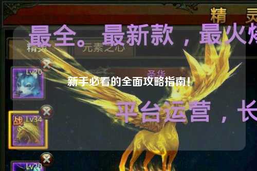 新手必看的全面攻略指南！