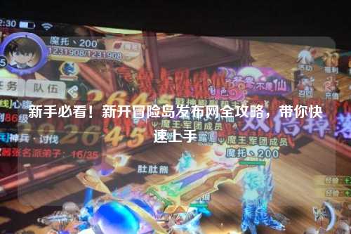 新手必看！新开冒险岛发布网全攻略，带你快速上手