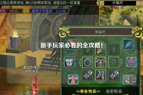 新手玩家必看的全攻略！