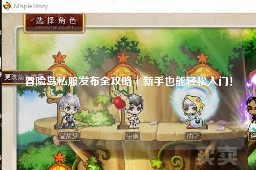 冒险岛私服发布全攻略｜新手也能轻松入门！