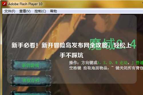 新手必看!新开冒险岛发布网全攻略,轻松上手不踩坑