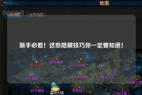 新手必看!这些隐藏技巧你一定要知道!