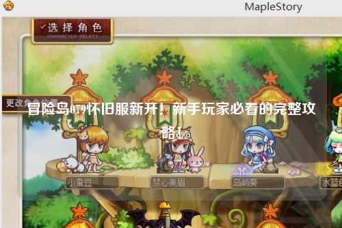 冒险岛079怀旧服新开！新手玩家必看的完整攻略！