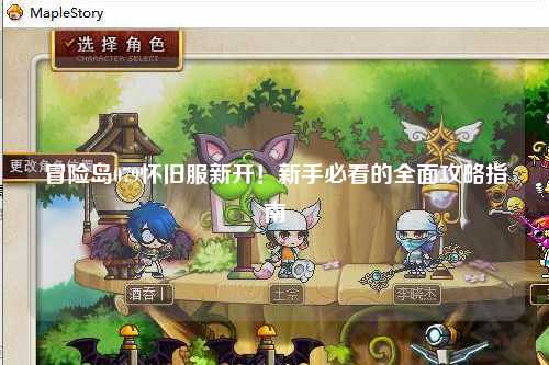 冒险岛079怀旧服新开!新手必看的全面攻略指南✨